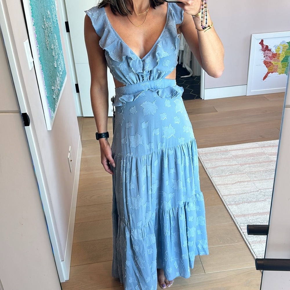 NWT Astr the Label flutter sleeve dress. Size Small